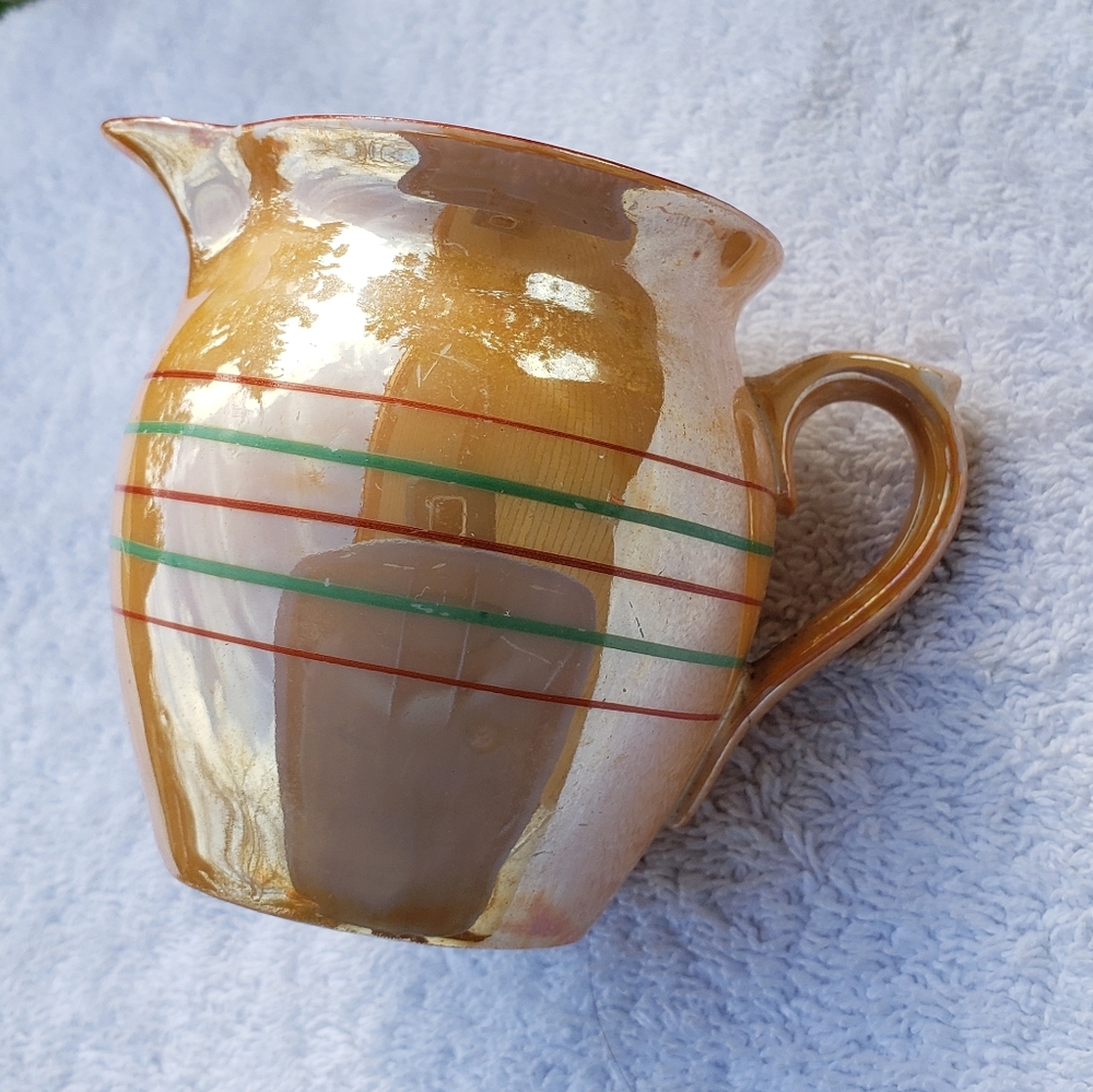 Vintage Czech Pottery Creamer